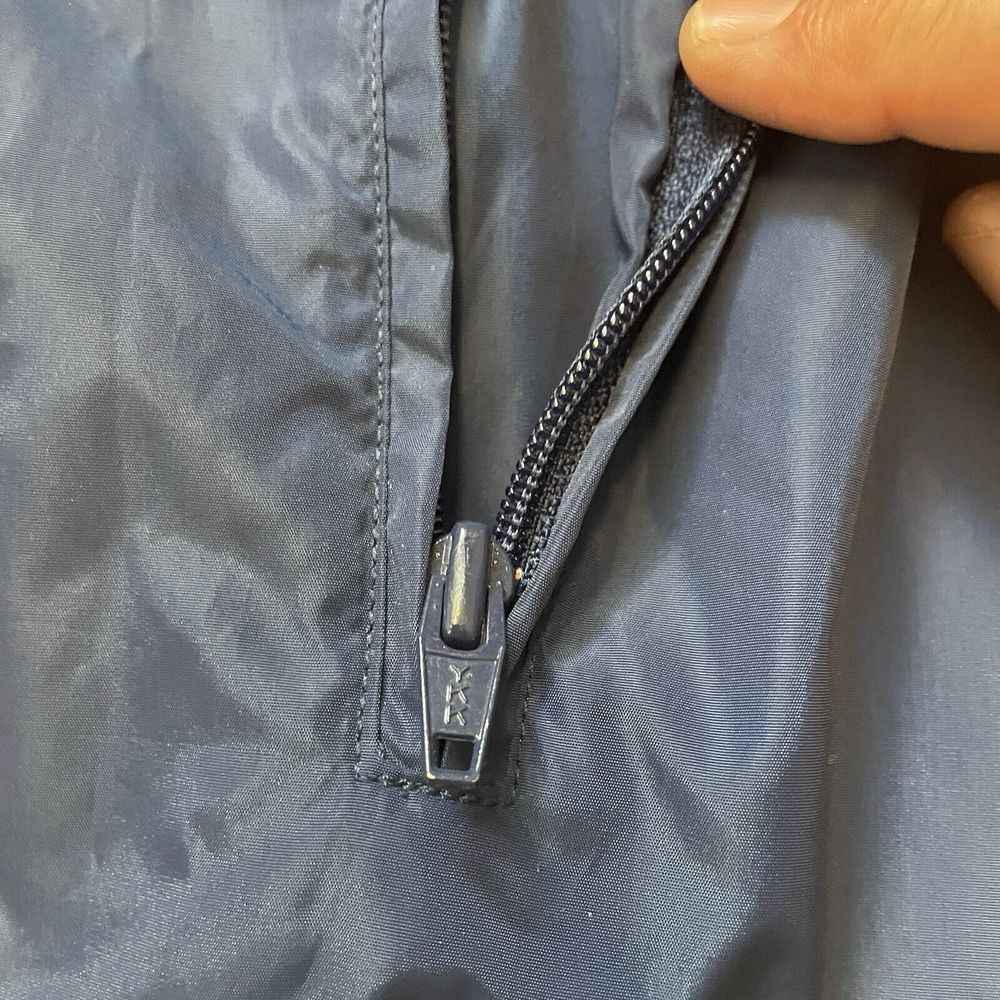 Vintage Eddie Bauer Windbreaker Packable Zip Up Jacket Hooded Men's Size L - Picture 6 of 15